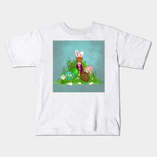 Oliver The Otter and the Great Easter Egg Hunt Kids T-Shirt